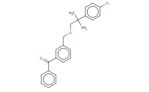 (3-((2-(4-CHLOROPHENYL)-2-METHYLPROPOXY)METHYL)PHENYL)PHENYLMETHANONE