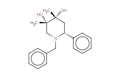 (3-ALPHA,4-ALPHA,6-ALPHA)-3,4-DIMETHYL-6-PHENYL-1-(PHENYLMETHYL)-3,4-PIPERIDINEDIOL