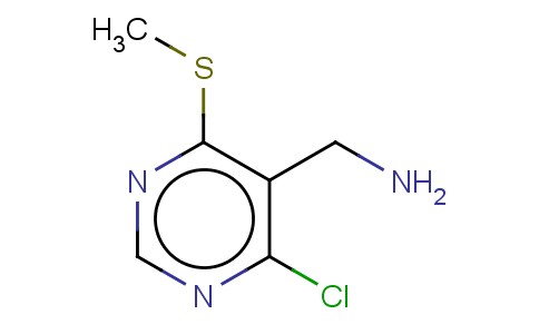 (4-CHLORO-6-(METHYLTHIO)PYRIMIDIN-5-YL)METHANAMINE