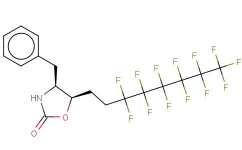 (4S,5R)-(-)-4-BENZYL-5-(3,3,4,4,5,5,6,6,7,7,8,8,8-TRIDECAFLUOROOCTYL)-2-OXAZOLIDINONE