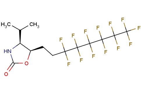 (4S,5R)-(-)-4-I-PROPYL-5-(3,3,4,4,5,5,6,6,7,7,8,8,8-TRIDECAFLUOROOCTYL)-2-OXAZOLIDINONE