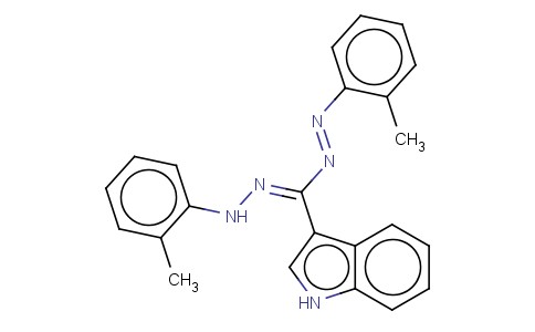 1,5-BIS(2-METHYLPHENYL)-3-(1H-INDOL-3-YL)FORMAZAN