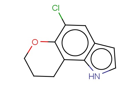 1,7,8,9-TETRAHYDRO-5-CHLOROPYRANO(2,3-G)INDOLE