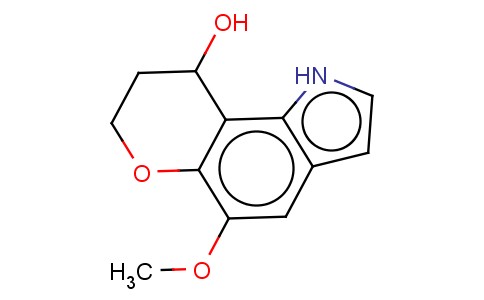 1,7,8,9-TETRAHYDRO-5-METHOXYPYRANO(2,3-G)INDOL-9-OL