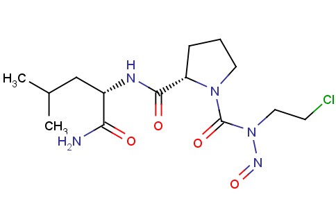 1-(((2-CHLOROETHYL)NITROSOAMINO)CARBONYL)-L-PROLYL-L-LEUCINAMIDE