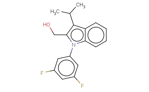 1-(3',5'-DIFLUOROPHENYL)-2-HYDROXYMETHYL-3-ISOPROPYLINDOLE