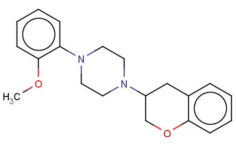 1-(3,4-DIHYDRO-2H-1-BENZOPYRAN-3-YL)-4-(2-METHOXYPHENYL)PIPERAZINE
