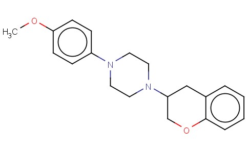 1-(3,4-DIHYDRO-2H-1-BENZOPYRAN-3-YL)-4-(4-METHOXYPHENYL)PIPERAZINE
