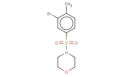 1-(3-BROMO-4-METHYLPHENYLSULFONYL)MORPHOLINE