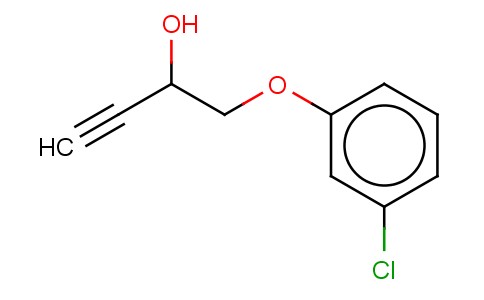 1-(3-CHLOROPHENOXY)-3-BUTYN-2-OL