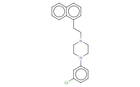1-(3-CHLOROPHENYL)-4-(2-(1-NAPHTHALENYL)ETHYL)PIPERAZINE