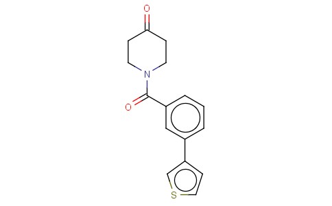1-(3-THIOPHEN-3-YL-BENZOYL)-PIPERIDIN-4-ONE