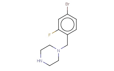 1-(4-BROMO-2-FLUOROBENZYL)PIPERAZINE