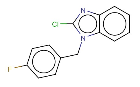 1-(4-FLUOROBENZYL)-2-CHLORO-BENZIMIDAZOLE