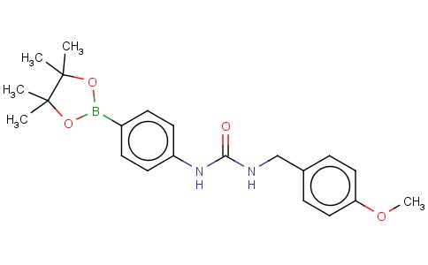 1-(4-METHOXYBENZYL)-3-(4-(4,4,5,5-TETRAMETHYL-1,3,2-DIOXABOROLAN-2-YL)PHENYL)UREA