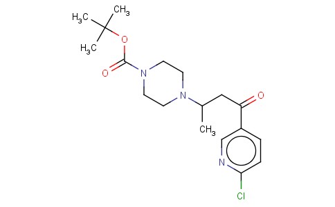 1-(6-CHLORO-PYRIDIN-3-YL)-3-(4-BOC-PIPERAZIN-1-YL)-BUTAN-1-ONE