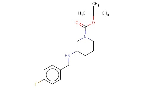1-BOC-3-(4-FLUORO-BENZYLAMINO)-PIPERIDINE