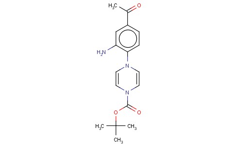 1-BOC-4-(4-ACETYL-2-AMINO-PHENYL)-4H-PYRAZINE