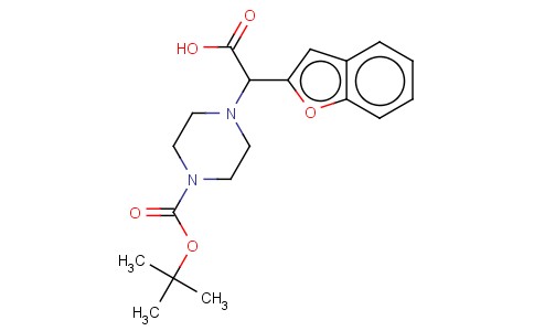 1-BOC-4-(BENZOFURAN-2-YL-CARBOXY-METHYL)-PIPERAZINE