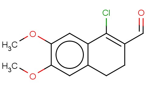 1-CHLORO-6,7-DIMETHOXY-3,4-DIHYDRO-NAPHTHALENE-2-CARBALDEHYDE