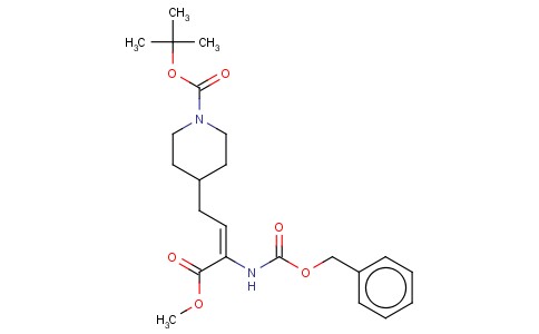1-N-BOC-4-(3-CBZ-AMINO-3-METHOXYCARBONYLALLYL)-PIPERIDINE