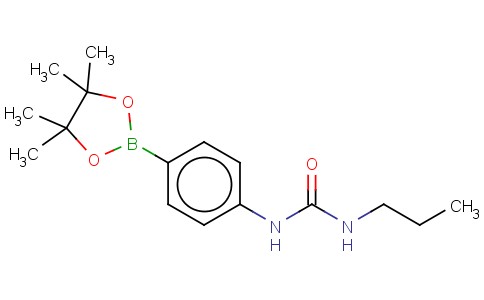 1-PROPYL-3-(4-(4,4,5,5-TETRAMETHYL-1,3,2-DIOXABOROLAN-2-YL)PHENYL)UREA
