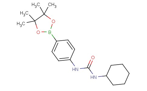 1-cyclohexyl-3-(4-(4,4,5,5-tetramethyl-1,3,2-dioxaborolan-2-yl)phenyl)urea