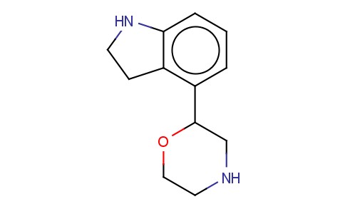 2,3-DIHYDRO-4-(2-MORPHOLINYL)-1H-INDOLE