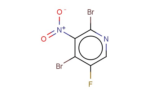 2,4-DIBROMO-5-FLUORO-3-NITROPYRIDINE