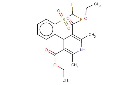 2,6-DIMETHYL-3,5-DIETHOXYCARBONYL-4-(O-DIFLUOROMETHYLSULFONYLPHENYL)-1,4-DIHYDROPYRIDINE