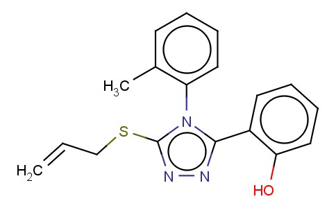 2-(4-(2-METHYLPHENYL)-5-(2-PROPENYLTHIO)-4H-1,2,4-TRIAZOL-3-YL)PHENOL