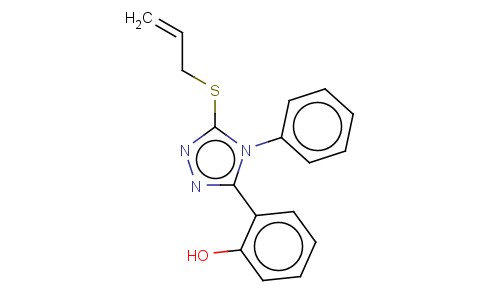 2-(4-PHENYL-5-(2-PROPENYLTHIO)-4H-1,2,4-TRIAZOL-3-YL)PHENOL