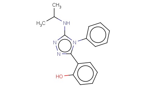 2-(5-((1-METHYLETHYL)AMINO)-4-PHENYL-4H-1,2,4-TRIAZOL-3-YL)PHENOL