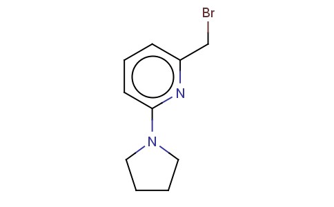 2-(BROMOMETHYL)-6-PYRROLIDIN-1-YLPYRIDINE