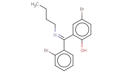 2-(N-BUTYLIMINO-(2-BROMOPHENYL)METHYL)-4-BROMOPHENOL