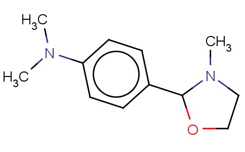 2-(P-(DIMETHYLAMINO)PHENYL)-3-METHYLOXAZOLIDINE