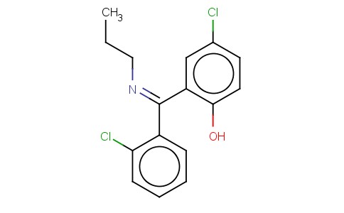 2-(PROPYLIMINO-(2-CHLOROPHENYL)METHYL)-4-CHLOROPHENOL
