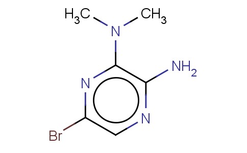 2-AMINO-5-BROMO-3-(DIMETHYLAMINO)PYRAZINE