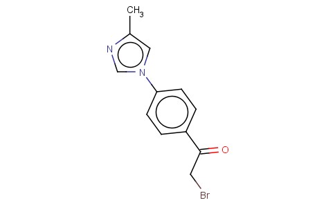 2-BROMO-1-(4-(4-METHYL-1H-IMIDAZOL-1-YL)PHENYL)ETHANONE