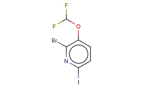 2-BROMO-3-DIFLUOROMETHOXY-6-IODOPYRIDINE