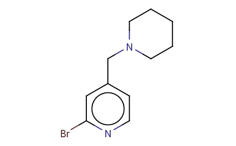 2-BROMO-4-(1-PIPERIDINOMETHYL)PYRIDINE