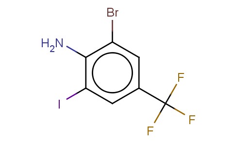 2-BROMO-6-IODO-4-(TRIFLUOROMETHYL)ANILINE