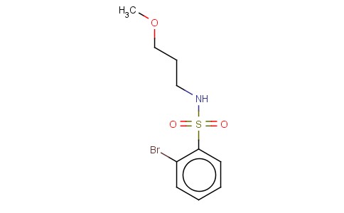 2-BROMO-N-(3-METHOXYPROPYL)BENZENESULFONAMIDE