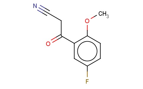 2-CYANO-1-(5-FLUORO-2-METHOXY-PHENYL)-ETHANONE