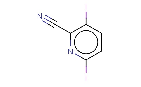 2-CYANO-3,6-DIIODOPYRIDINE