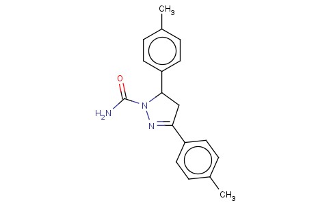 3,5-DIP-TOLYL-4,5-DIHYDRO-1H-PYRAZOLE-1-CARBOXAMIDE