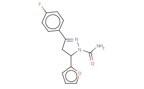 3-(4-FLUOROPHENYL)-5-(FURAN-2-YL)-4,5-DIHYDRO-1H-PYRAZOLE-1-CARBOXAMIDE