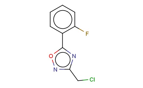 3-(CHLOROMETHYL)-5-(2-FLUOROPHENYL)-1,2,4-OXADIAZOLE