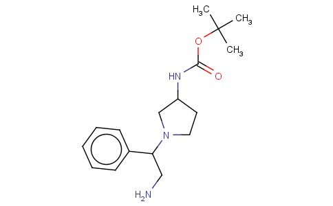 3-N-BOC-AMINO-1-(2-AMINO-1-PHENYLETHYL)-PYRROLIDINE