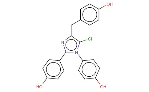 4,4'-(5-CHLORO-4-(4-HYDROXYBENZYL)-1H-IMIDAZOLE-1,2-DIYL)DIPHENOL